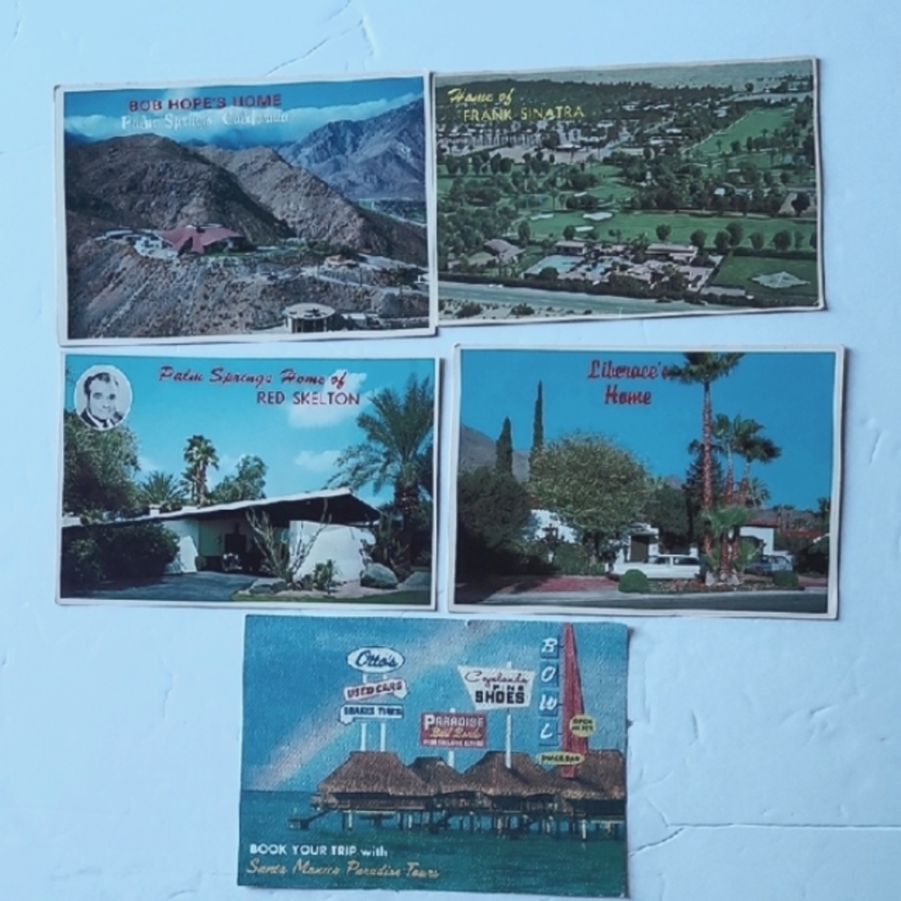Old POST Cards Bundle  Movie Stars Homes Etc.